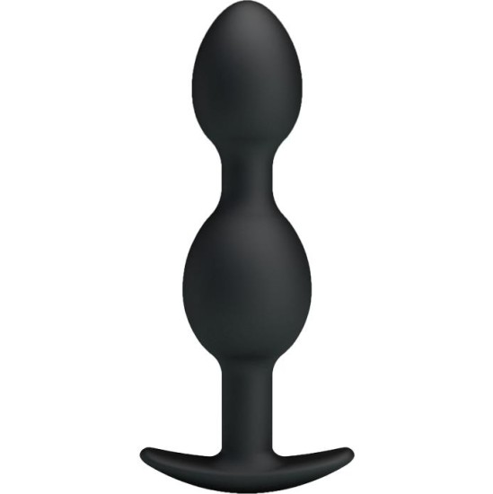 Prettylove Pretty Love Silicone Anal Balls Black