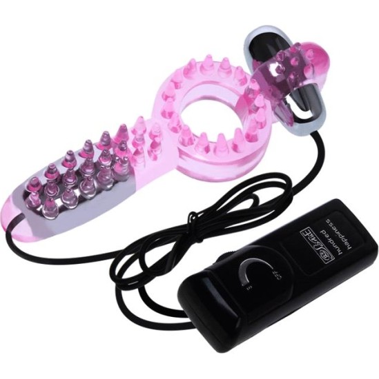 Baile Double Vibrating Cock Ring Couple Collection Pink