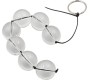 Latetobed Bdsm Line Glass Anal Beads 4 Sizes