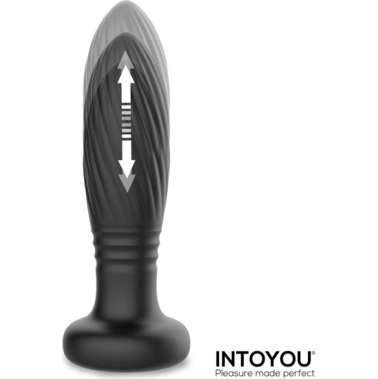 Intoyou Tainy Thrusting Led Lighted Anal Plug with Remote Control
