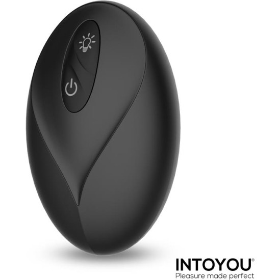 Intoyou Tainy Thrusting Led Lighted Anal Plug with Remote Control