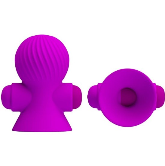 Prettylove Nipple Sucker with Vibracion Pink