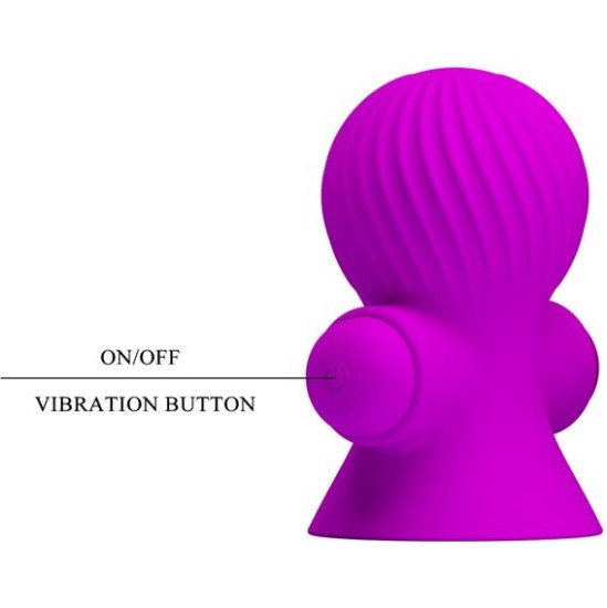 Prettylove Nipple Sucker with Vibracion Pink