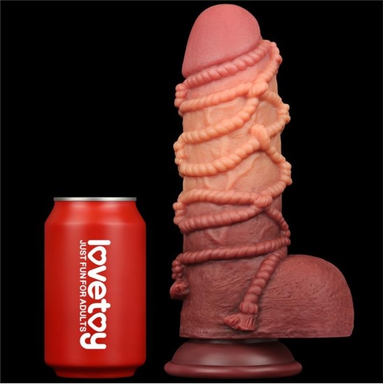 Lovetoy Dildo Dual Layer King Size Nature 9.5