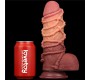 Lovetoy Dildo Dual Layer King Size Nature 9.5