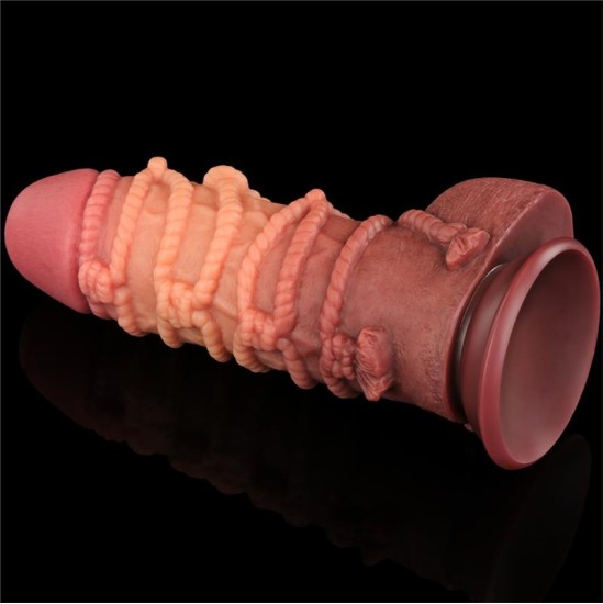 Lovetoy Dildo Dual Layer King Size Nature 9.5