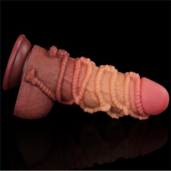 Lovetoy Dildo Dual Layer King Size Nature 9.5