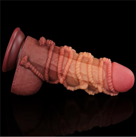 Lovetoy Dildo Dual Layer King Size Nature 9.5