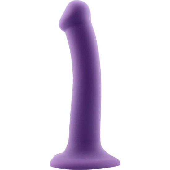 Action Bouncy Liquid Silicone Dildo Hiper Flexible 7.5 - 19 cm Size L Purple