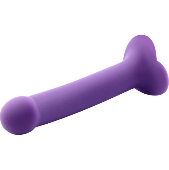 Action Bouncy Liquid Silicone Dildo Hiper Flexible 7.5 - 19 cm Size L Purple