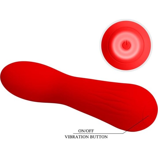 Prettylove Faun Vibrator Red