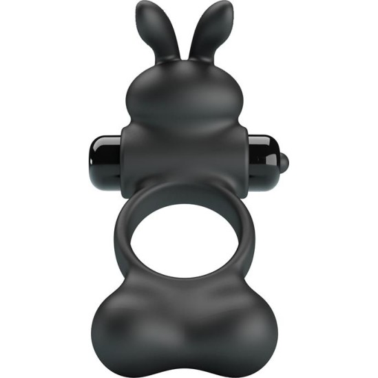 Prettylove Yusuf Vibrating Penis Ring with Steel Beads 2x33gr