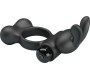 Prettylove Yusuf Vibrating Penis Ring with Steel Beads 2x33gr