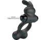 Prettylove Yusuf Vibrating Penis Ring with Steel Beads 2x33gr