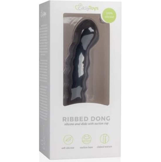 Easytoys Silicone Dildo  - Black