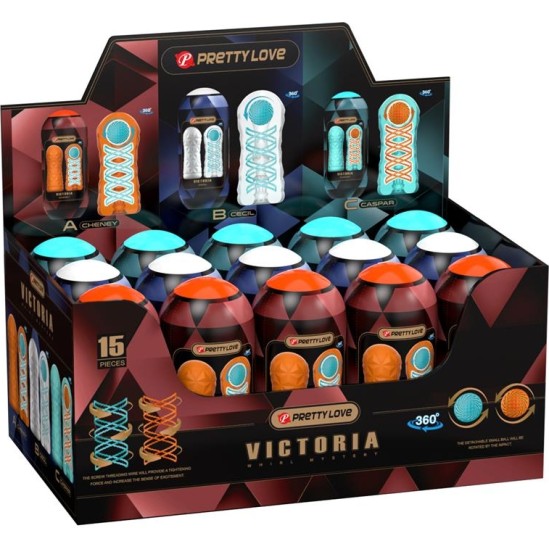 Prettylove 15 Masturbator Set 3 Styles