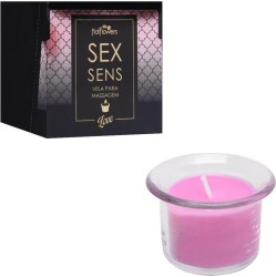 Hot Flowers Scented massage candle Love