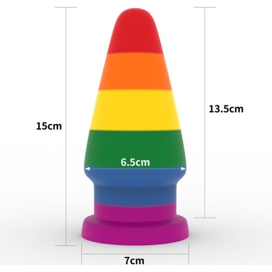 Lovetoy Butt Plug Prider 6 LGBT