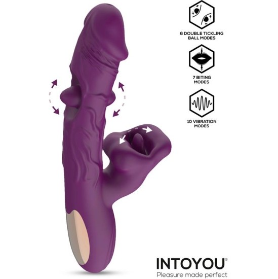Intoyou Bella Vibe with Double Tickling Ball and Biting 3 Motors
