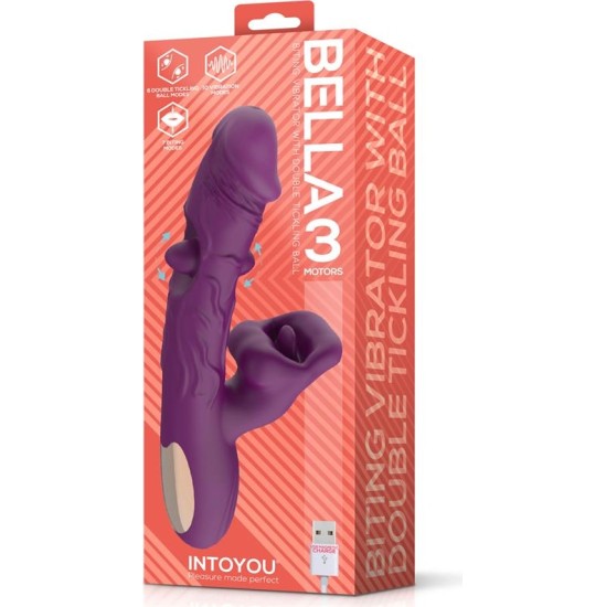 Intoyou Bella Vibe with Double Tickling Ball and Biting 3 Motors