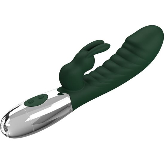 Prettylove Naughty Bunny Vibe 30 Functions Green