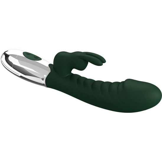 Prettylove Naughty Bunny Vibe 30 Functions Green