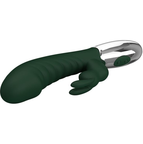 Prettylove Naughty Bunny Vibe 30 Functions Green