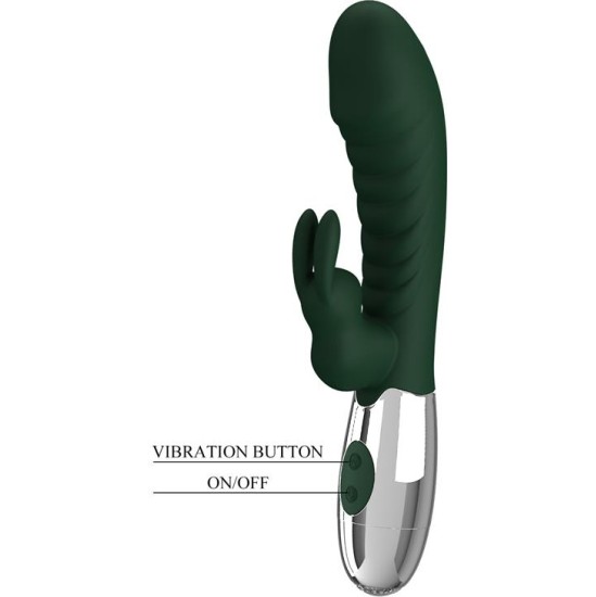 Prettylove Naughty Bunny Vibe 30 Functions Green