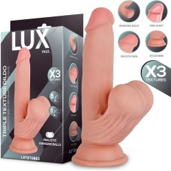 LUX Paul Triple Density Dildo with Swinging Balls 8.2