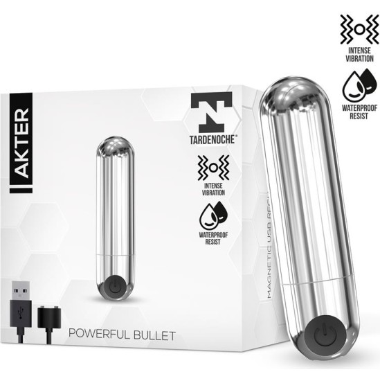 Tardenoche Akter Vibrating Bullet Super Powerfull Magnetic USB