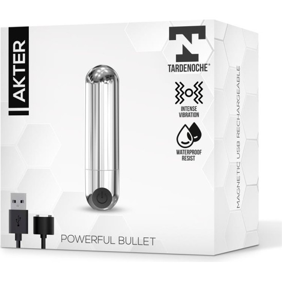 Tardenoche Akter Vibrating Bullet Super Powerfull Magnetic USB