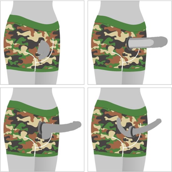 Lovetoy Camo Strapon Shorts 38-42