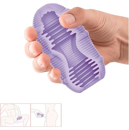 Prettylove Smooth Stripes Cupid-X Masturbator Egg