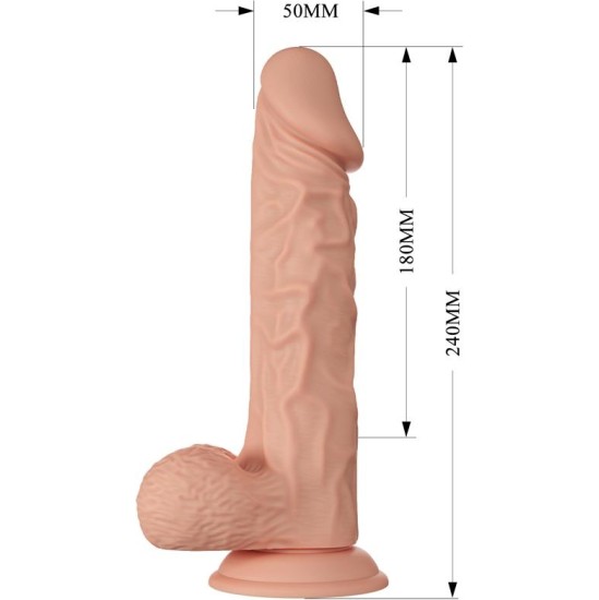 Baile Realistic Dildo with Suction cup Buraq 9.4