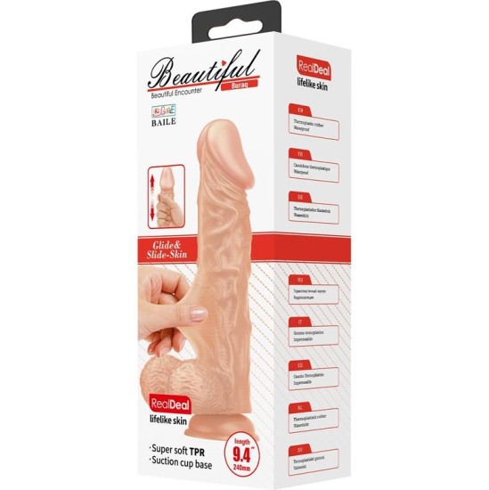 Baile Realistic Dildo with Suction cup Buraq 9.4