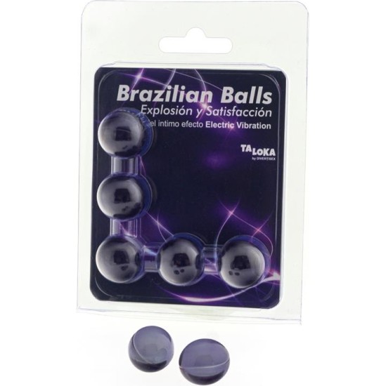 Brazilian Balls Set 5 Brazilian Balls Gel Electric Vibration Effect