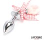 Latetobed Bdsm Line Anal Plug with Jewel and Pompon