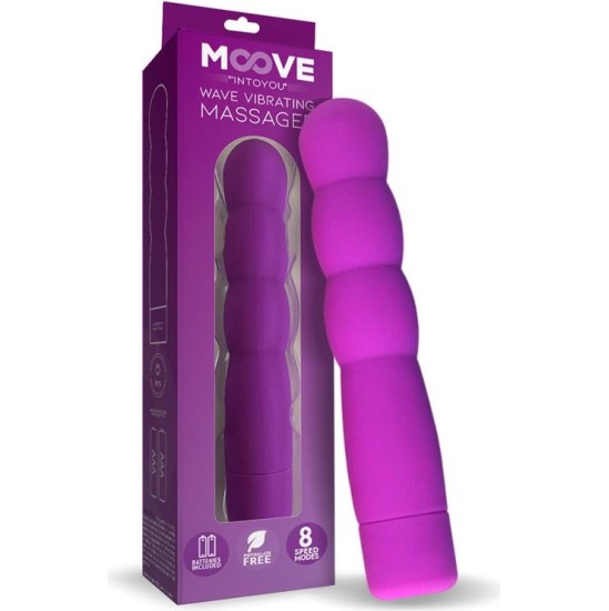 Moove Wave Vibrating Massager Purple