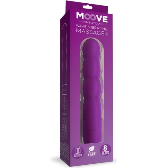 Moove Wave Vibrating Massager Purple