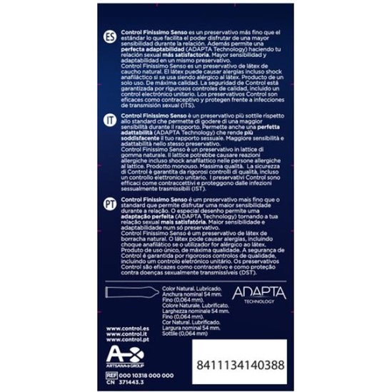 Control Finissimo Senso 12 Uds