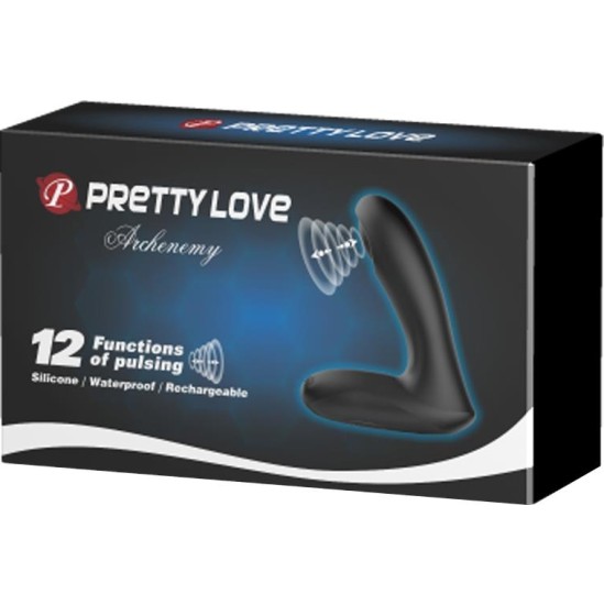 Prettylove Prostatic and Anal Stimulatror Archenemy Pulsing USB Silicone