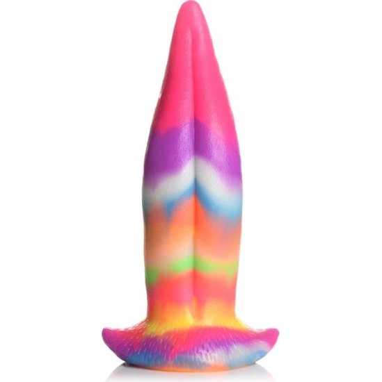 Creature Cocks Glow-In-The-Dark Unicorn Tongue Dildo 8.4