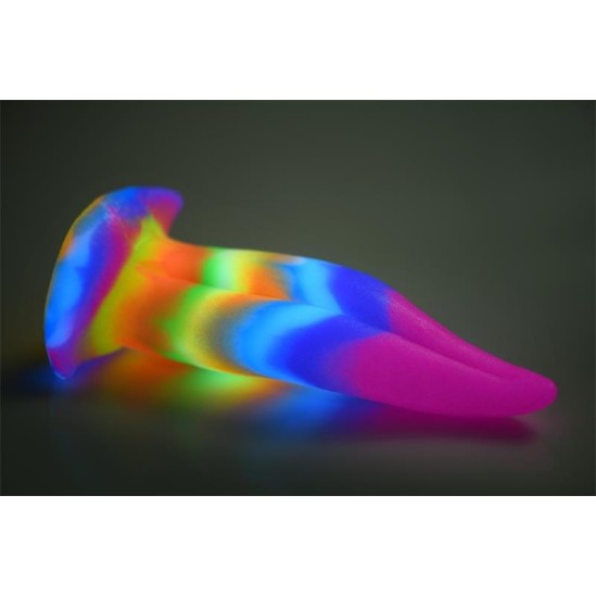 Creature Cocks Glow-In-The-Dark Unicorn Tongue Dildo 8.4