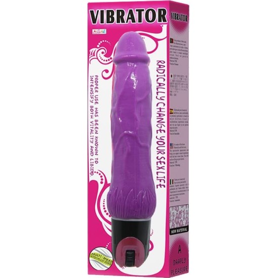 Baile Fantasy Vibrating Dildo Purple