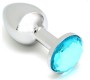 Rimba Toys Metal Butt Plug Sofia Blue Jewel