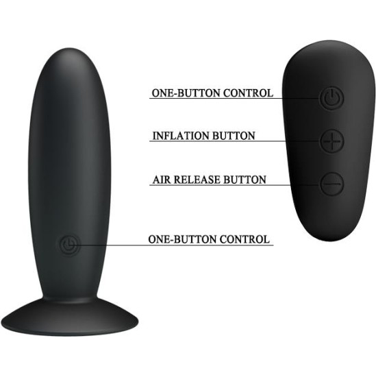 Mr Play Vibrating Butt Plug with Remote control USB