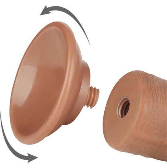 Lovetoy Dildo Sliding Skin 8 Brown