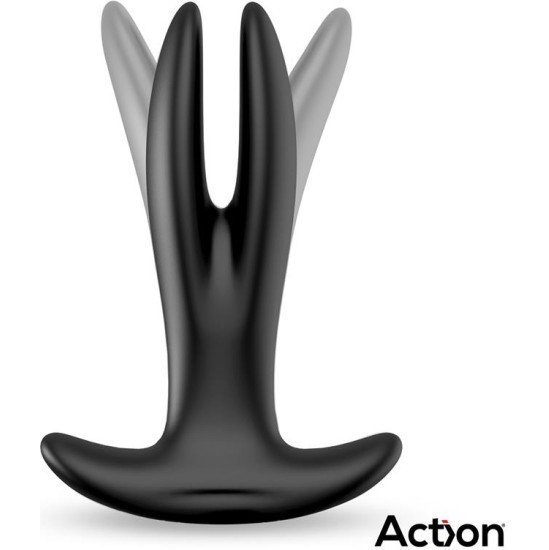 Action Pinsy Expandable Butt Plug with Remote Control