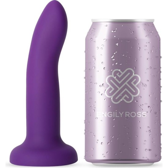Dildox By Engily Ross Color Changing Dildo Purple to Pink Size S 14 cm