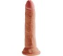 King Cock Triple Density Dildo 7 Caramel